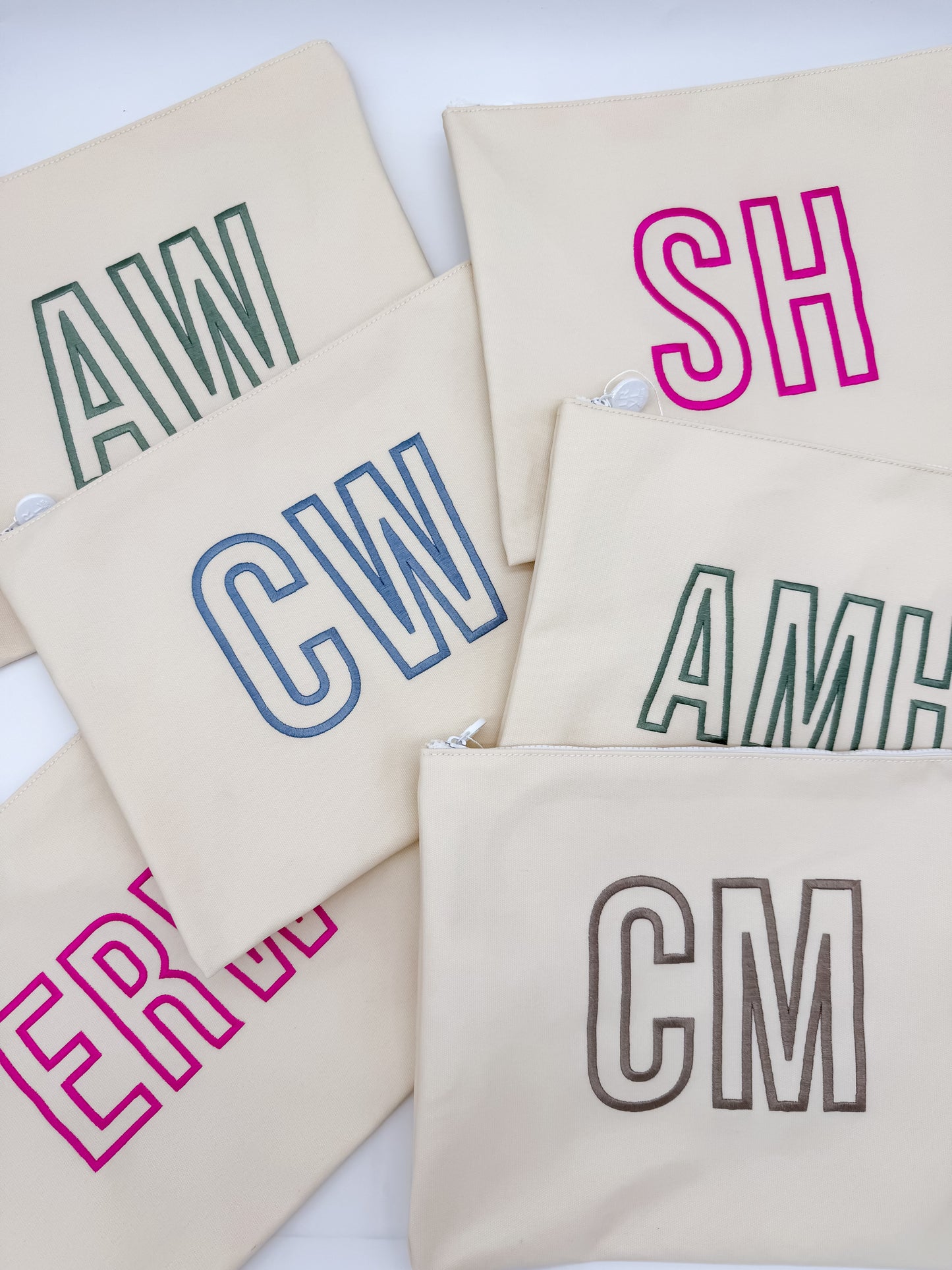 Custom Monogrammed Everything Pouch
