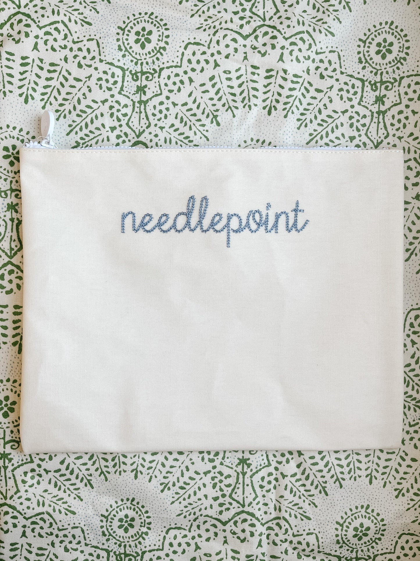 The Needlepoint Everything Pouch