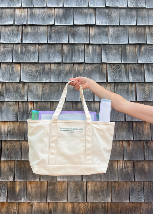 The Stitch Tote in Canvas